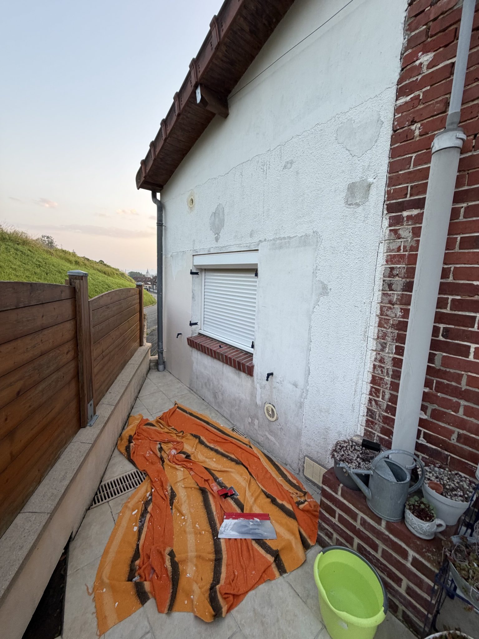 Rénovation et réparation d'enduit à Dieppe