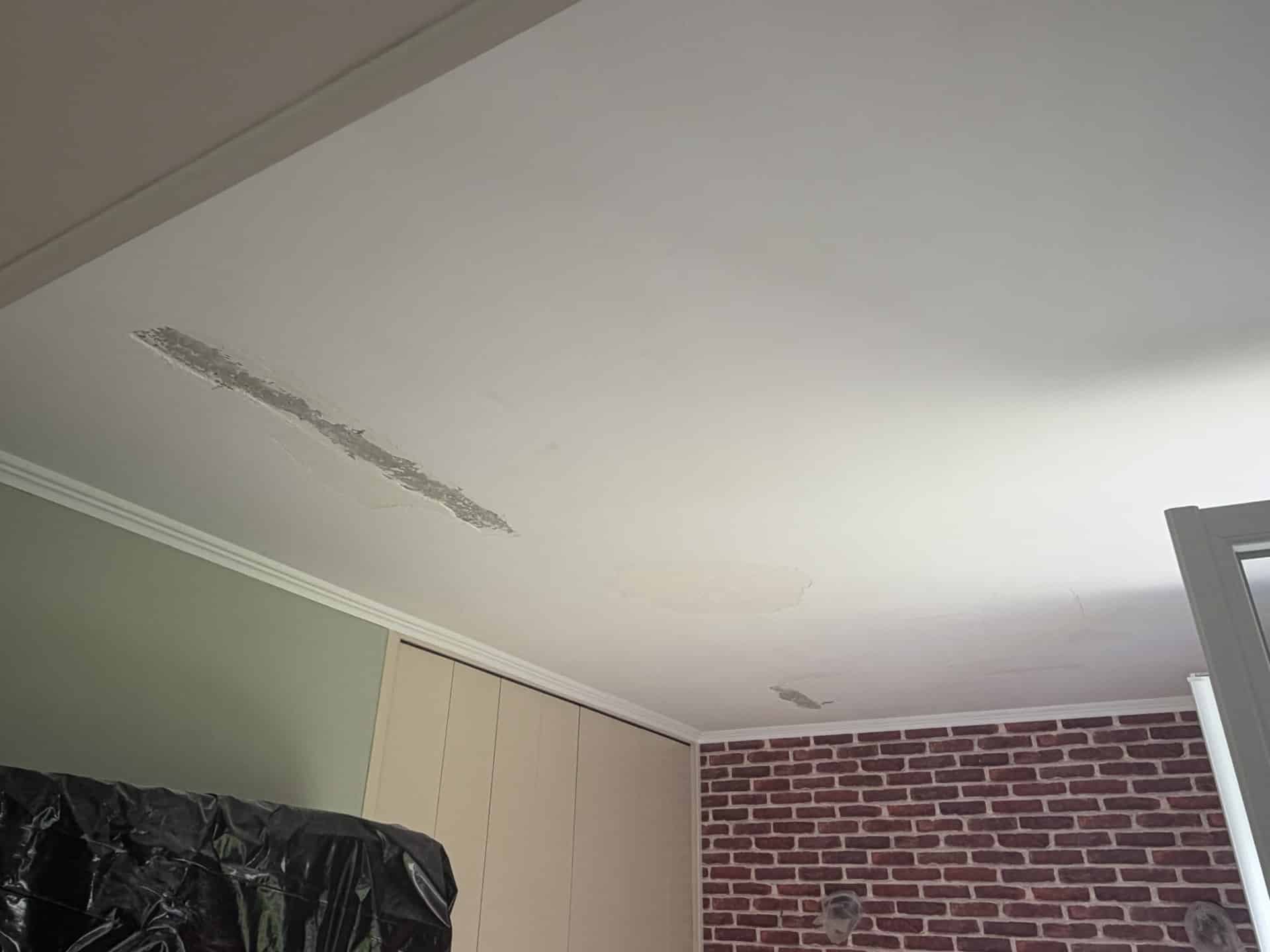 Rénovation de plafond abîmé à Dieppe